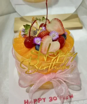 เค้กส้มหน้านิ่มครึ่งปอนด์