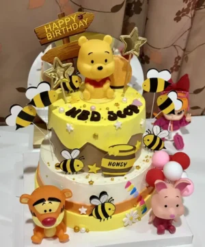 เค้กหมีพูห์ 2 ชั้น
