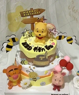 เค้กหมีพูห์ 2 ชั้น น่ารัก
