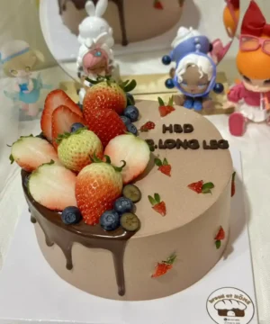 สตอเบอรี่ช็อกโกแลตช็อตเค้ก 1p