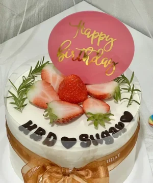 สตรอเบอรี่ช็อตเค้ก 1 ปอนด์