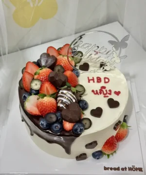 สตรอเบอร์รี่ช็อตเค้ก 1 ปอนด์