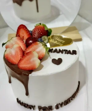 สตรอว์เบอรีช็อตเค้กครึ่งปอนด์