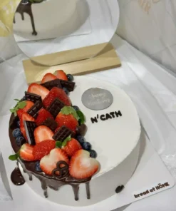 สตอเบอรีช็อตเค้ก 1 ปอนด์