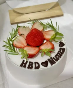 สตรอว์เบอร์รี่ช็อตเค้ก 1 ปอนด์