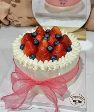 เค้กสตรอว์เบอร์รีช็อตเค้ก 1 ปอนด์