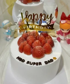 สตรอเบอร์รี่ช็อตเค้ก 1 ปอนด์