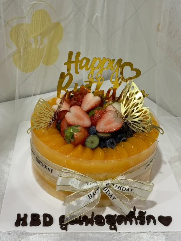 เค้กส้มหน้านิ่ม 1 ปอนด์
