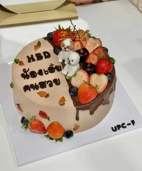 สตอเบอรี่ช็อกโกแลตช็อตเค้ก 2 ปอนด์ เข้มข้นนุ่มละมุน  ฿1,290 - Image 3