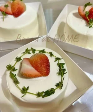 สตรอเบอรีช็อตเค้กมินิ สไตล์เกาหลี