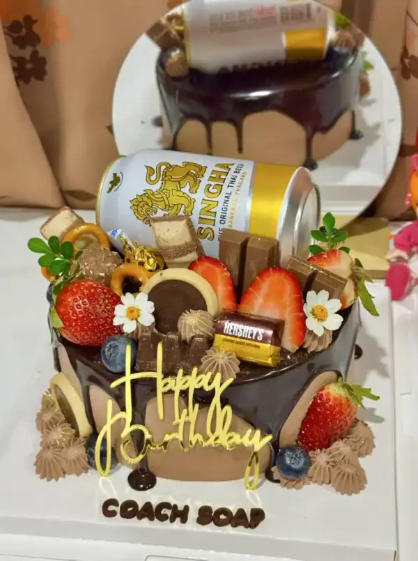 เค้กกระป๋องเบียร์ 1 ปอนด์