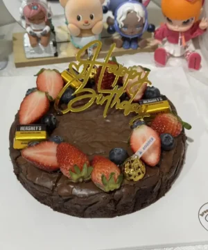 เค้กบราวนี่วันเกิด 2 ปอนด์