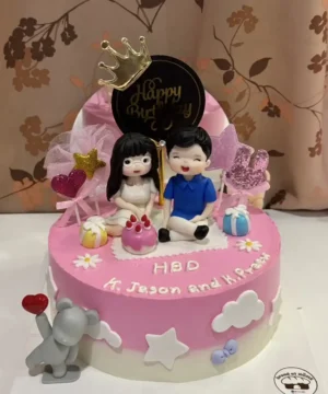 เค้กตุ๊กตาปั้น 3 ปอนด์