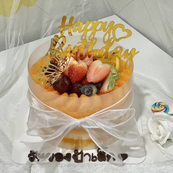 เค้กส้มสดหน้านิ่ม 1 ปอนด์