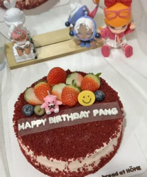 เรดเวลเวทเค้กวันเกิด 1 ปอนด์