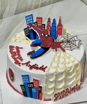 เค้กสไปเดอร์แมนวันเกิด 1 ปอนด์