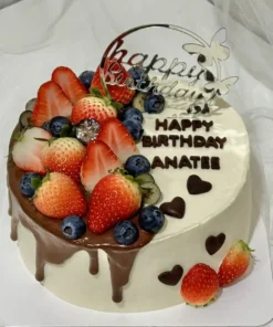 สตอเบอรี่ช็อตเค้ก 1p