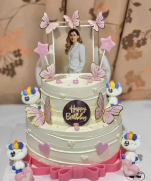 เค้กวนิลา 2 ชั้น 2.5 ปอนด์