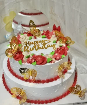 เค้กวนิลา 2 ชั้น