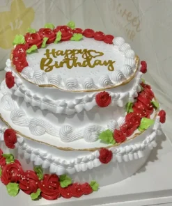 เค้กวนิลา 2 ชั้น 9 ปอนด์