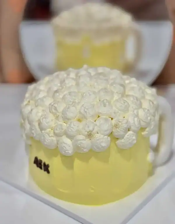 เค้กแก้วเบียร์ครึ่งปอนด์