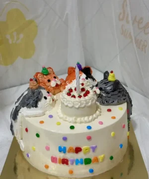 เค้กรูปแมว 1p