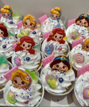 คัพเค้กแอเรียลนางเงือก