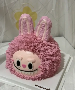 เค้กลาบูบู้สีชมพู 1p