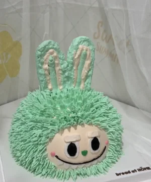 เค้กลาบูบู้สีเขียว 1 ปอนด์