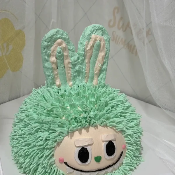 เค้กลาบูบู้สีเขียว 1 ปอนด์