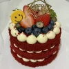เค้กเรดเวลเวทครีมชีสสตอเบอรี่ครึ่งปอนด์