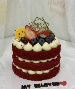 เรดเวลเวทเค้กสตอเบอรี่ 1/2 ปอนด์