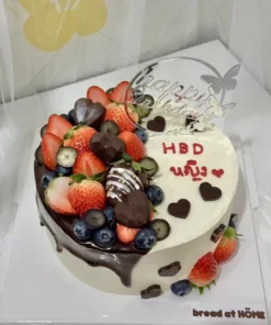 สตรอเบอร์รี่ช็อตเค้ก 1 ปอนด์