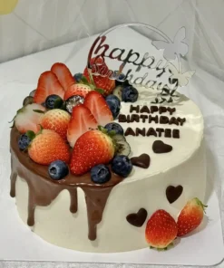 สตรอเบอร์รีช็อตเค้ก 1 ปอนด์