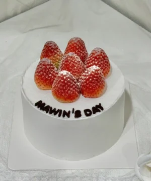 เค้กสตรอว์เบอร์รีช็อตเค้ก 1 ปอนด์