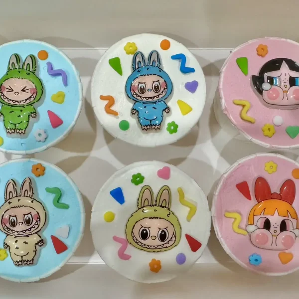 คัพเค้กลาบูบู้แบบกล่อง