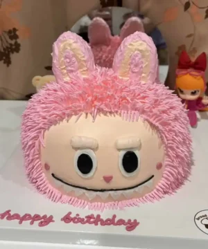 เค้กลาบูบู้สีชมพู 2 ปอนด์