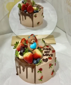 เค้กหมีฟองดอง 1/2 ปอนด์