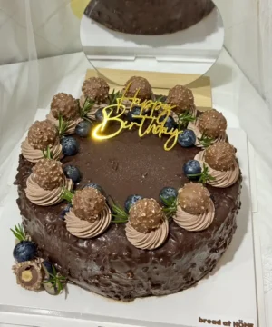 เค้กดับเบิ้ลเคลือบช็อกโกแลต 4 ปอนด์