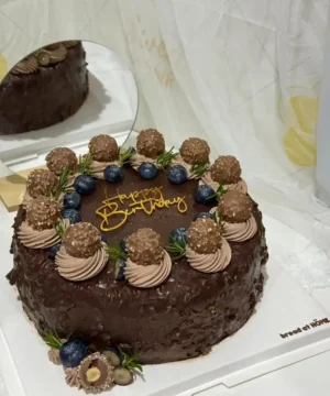 ดับเบิ้ลช็อกโกแลตเค้กวันเกิด 4 ปอนด์