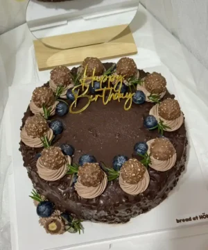 ดับเบิ้ลช็อกโกแลตเค้กวันเกิด 4p