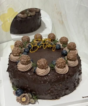 เค้กดับเบิ้ลช็อกโกแลตวันเกิด 4 ปอนด์