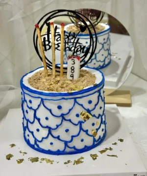 เค้กกระถางธูปวันเกิด 1 pound