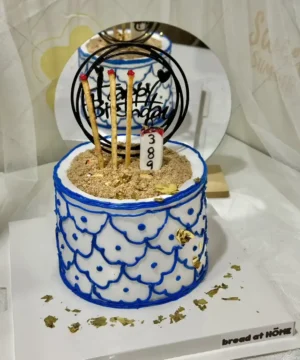 เค้กกระถางธูปวันเกิด 1 ปอนด์