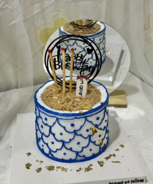 เค้กกระถางธูปมงคลวันเกิด 1 pound
