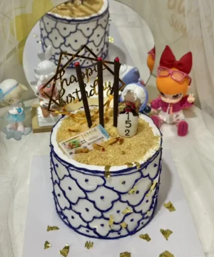 เค้กกระถางธูป 1 ปอนด์