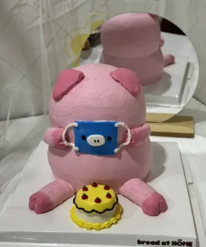 เค้กรูปหมู 3 มิติ