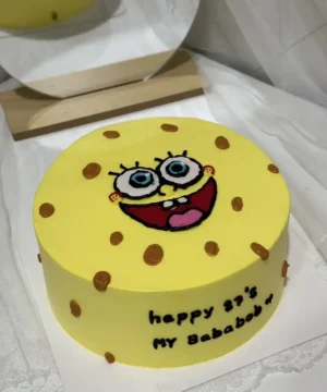 เค้กสพันจ์บ็อบสแควร์แพนส์วันเกิด 1 ปอนด์