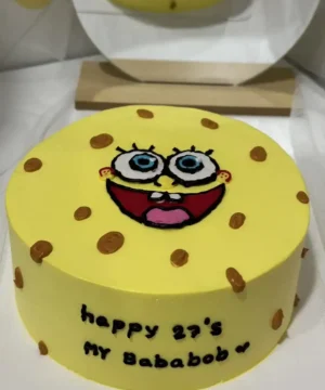 เค้กสแควร์แพนส์ 1 ปอนด์