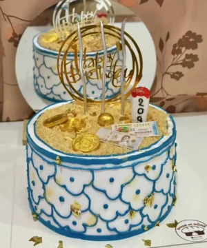 เค้กกระถางธูป